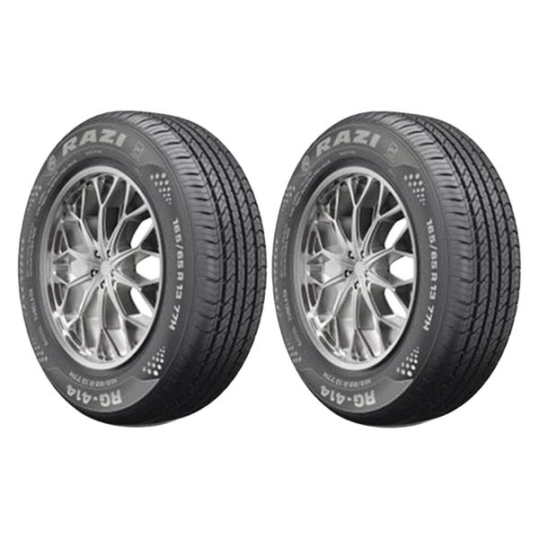 لاستیک خودرو رازی تایر مدل RG414 سایز 165/65/13- دو حلقه