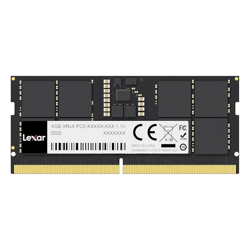 رم لپ‌تاپ DDR5 تک کاناله 5600 مگاهرتز CL46 لکسار مدل 262PIN ظرفیت 16 گیگابایت