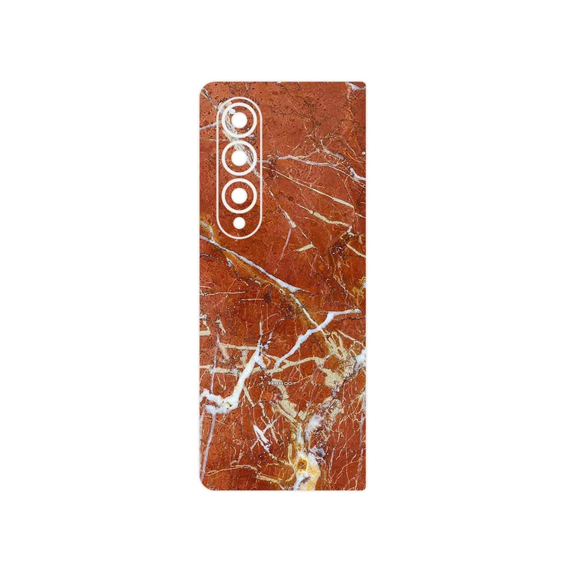 برچسب پوششی ماهوت مدل Red Marble مناسب برای گوشی موبایل سامسونگ Galaxy Z Fold4