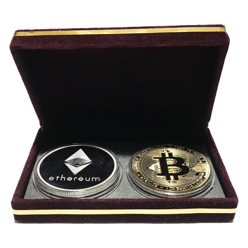 دکوری مدل سکه بیتکوین و اتریوم BTC-ETH