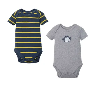 بادی آستین کوتاه نوزادی لوپیلو مدل YM02 مجموعه 2 عددی