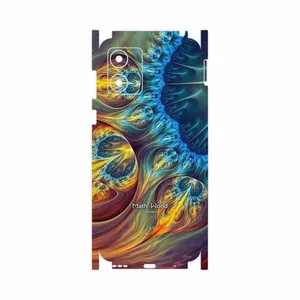 MAHOOT Mathematical Geometric Shape 8-FullSkin Cover Sticker for Motorola Moto E13