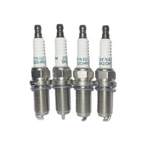 شمع خودرو دنسو مدل سوزنی ایریدیوم پایه بلند SK20HR11 ژاپن بسته 4 عددی