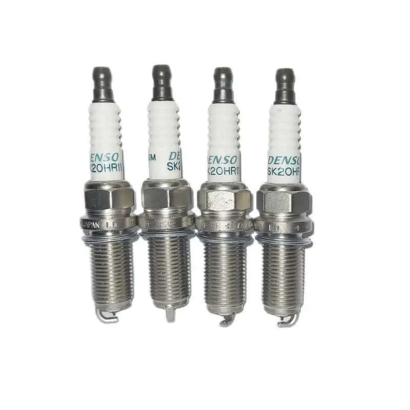 شمع خودرو دنسو مدل سوزنی ایریدیوم پایه بلند SK20HR11 ژاپن بسته 4 عددی