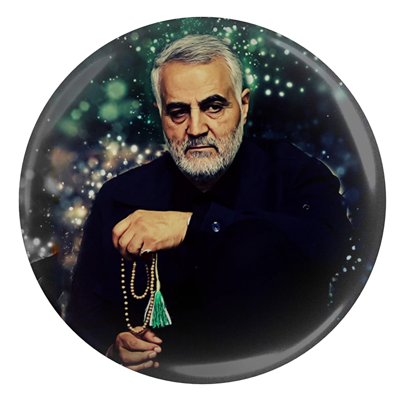 مگنت طرح سردار شهید حاج قاسم سلیمانی مدل S2226 