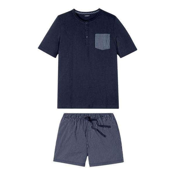 ست تی شرت و شلوارک مردانه لیورجی مدل 1400