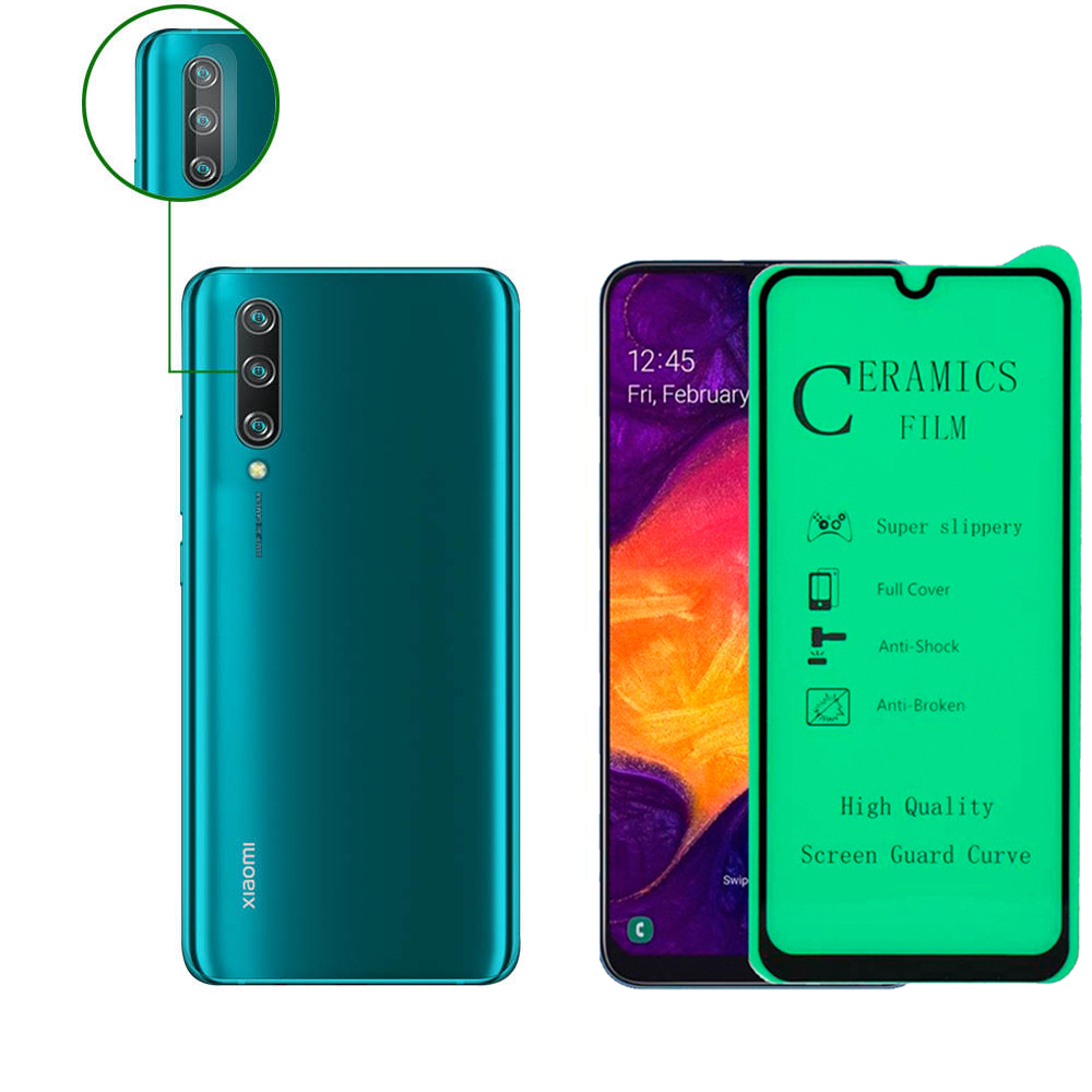 محافظ صفحه نمایش لئو مدل GCGLNZ_M9_2 مناسب برای گوشی موبایل شیائومی MI9 به همراه محافظ لنز دوربین