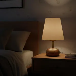 آباژور رومیزی مدل چوبی مینی عدسی کد 65