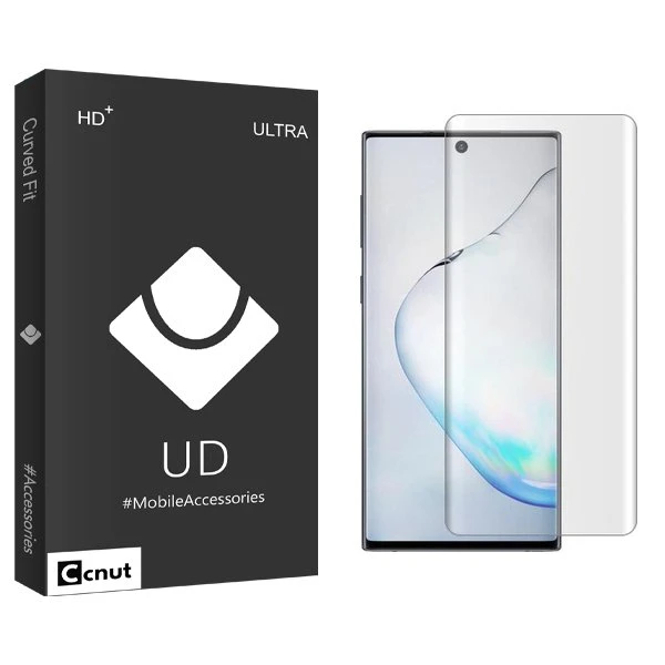 محافظ صفحه نمایش کوکونات مدل UDB UV مناسب برای گوشی موبایل سامسونگ Galaxy Note 10