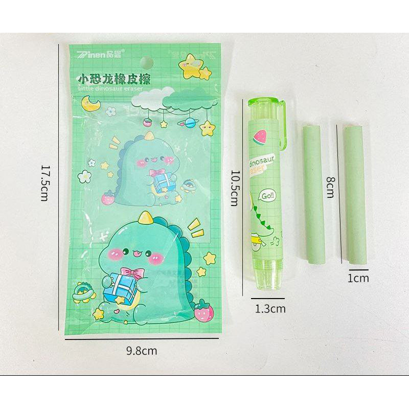 پاک کن مدل فشاری طرح دایناسور به همراه یدک