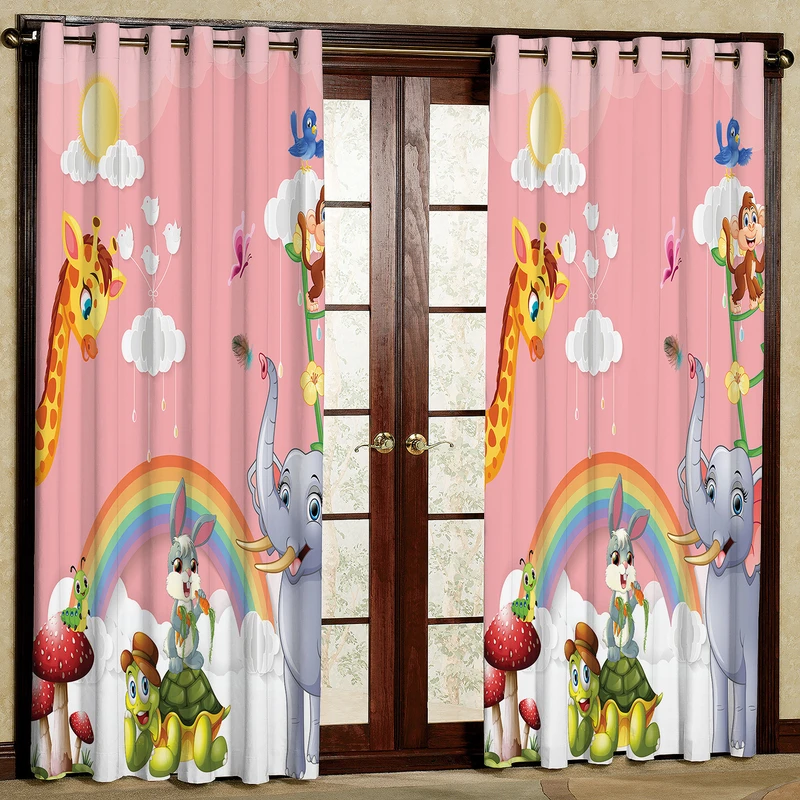 پرده مدل مخمل پانچی کد 2655T2 سایز 200x140 سانتی متر