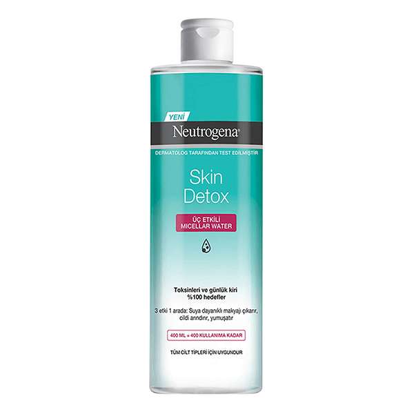 محلول شستشو صورت نوتروژینا مدل Skin Detox حجم 400 میلی لیتر محلول شستشو صورت نوتروژینا مدل Skin Detox حجم 400 میلی لیتر