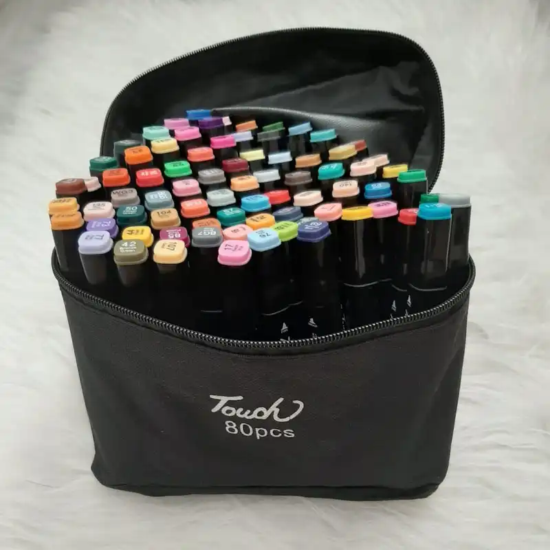 ماژیک تاچ دوهو مدل نیو مارکر مجموعه 80 عددی