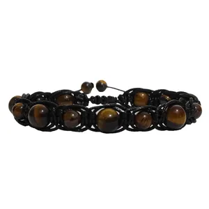 دستبند مردانه چشم ببر مدل M19