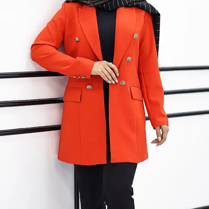 مانتو کتی زنانه السانا مدل شمیلا کد 159383