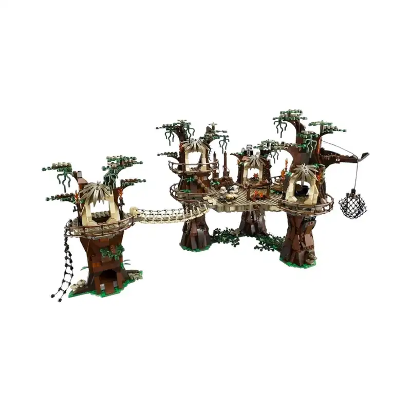 ساختنی مدل دهکده ایووک جنگ ستارگان طرح ewok village کد 18016