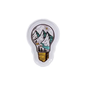 برچسب ژله ای طرح لامپ کد 4/5*6