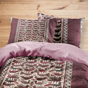 سرویس روتختی مدوپد طرح قالیچه بلوچ مرغی مدل C-balouch53 یک نفره 4 تکه