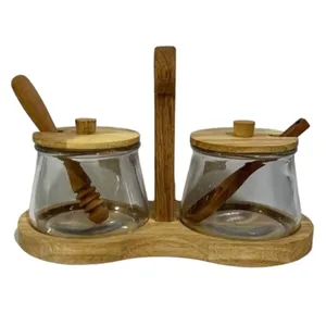 ظرف مربا و عسل دنیز مدل دوقلو کد DH1010