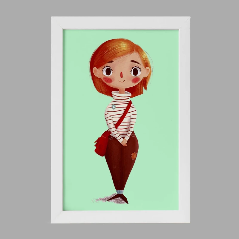 تابلو خندالو مدل دخترانه فانتزی کد 25742