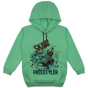 هودی پسرانه مدل کتونی F75 رنگ سبز