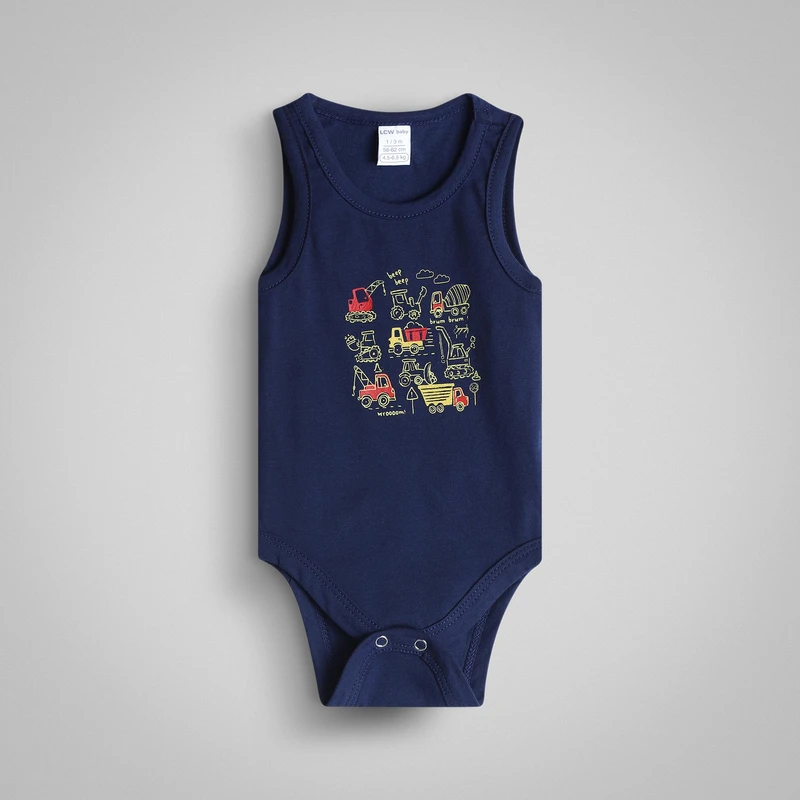 بادی بدون آستین نوزادی ال سی وایکیکی مدل S570524Z1