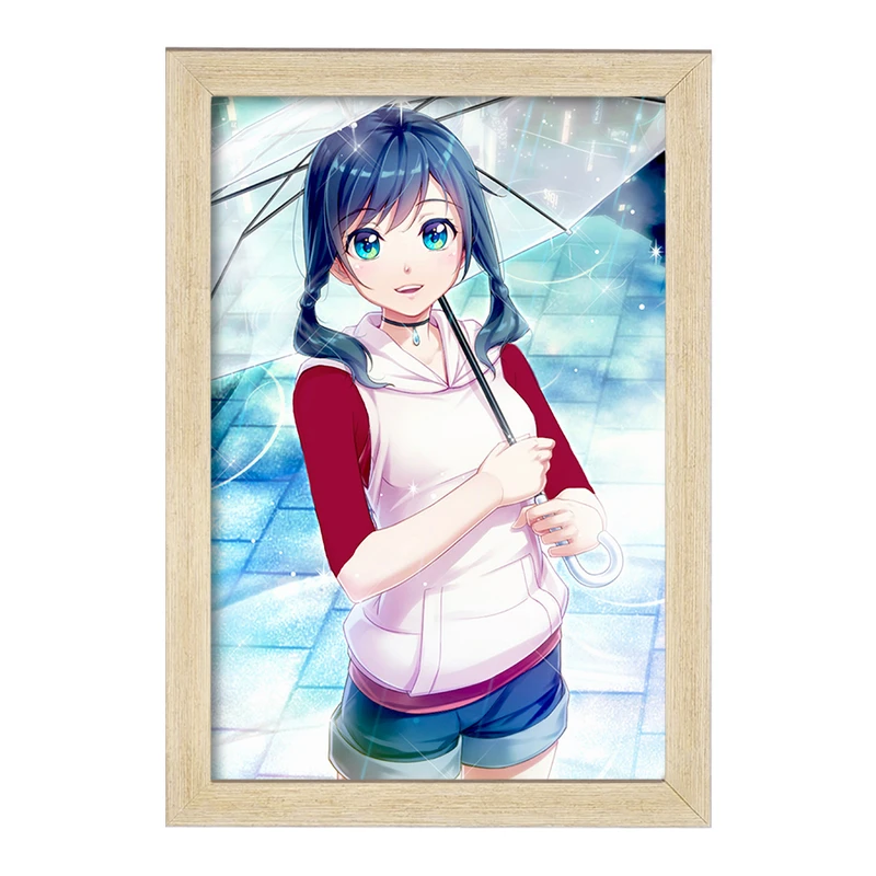 تابلو خندالو مدل هینا انیمه تغییر آب و هوا با تو  کد 17630