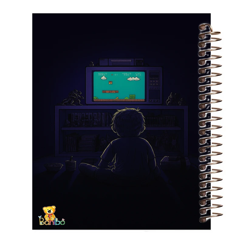 دفتر زبان 100 برگ سیمی بانیبو مدل gamer کد 2545