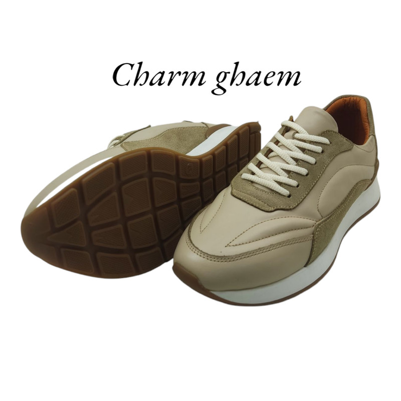 کفش روزمره زنانه چرم قائم مدل Z107