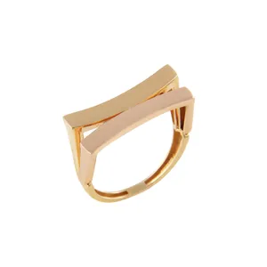 انگشتر طلا 18 عیار زنانه فریا گالری مدل پاریس منحنی 1506 سایز 55