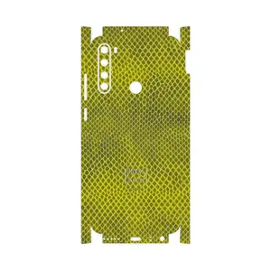 MAHOOT Yellow Snake Skin-FullSkin Cover Sticker for Xiaomi Redmi Note 8T