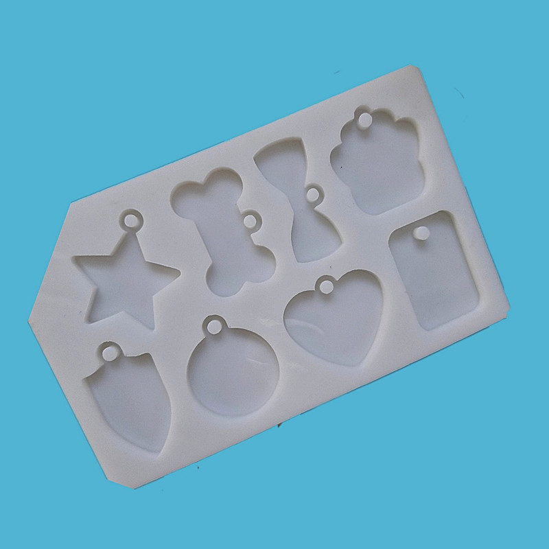 قالب رزین مدل اشکال پین دار کد 1100