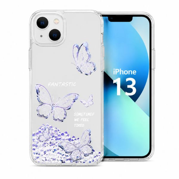کاور کد 01 طرح پروانه آکواریومی مناسب برای گوشی موبایل اپل Iphone 13 