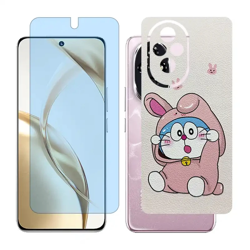 محافظ صفحه نمایش مات آنتی بلو گلس مدل Together مناسب برای گوشی موبایل آنر 200 / Honor 200 به همراه برچسب پوششی پشت گوشی