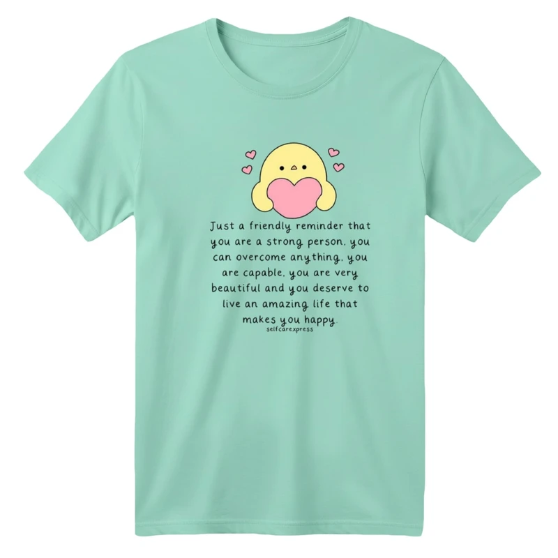 تی شرت آستین کوتاه بچگانه مدل جوجه و قلب