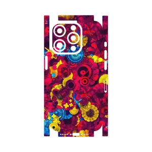 MAHOOT Vector Flower Garden Digital Art-FullSkin Cover Sticker for Apple iPhone 15 Pro