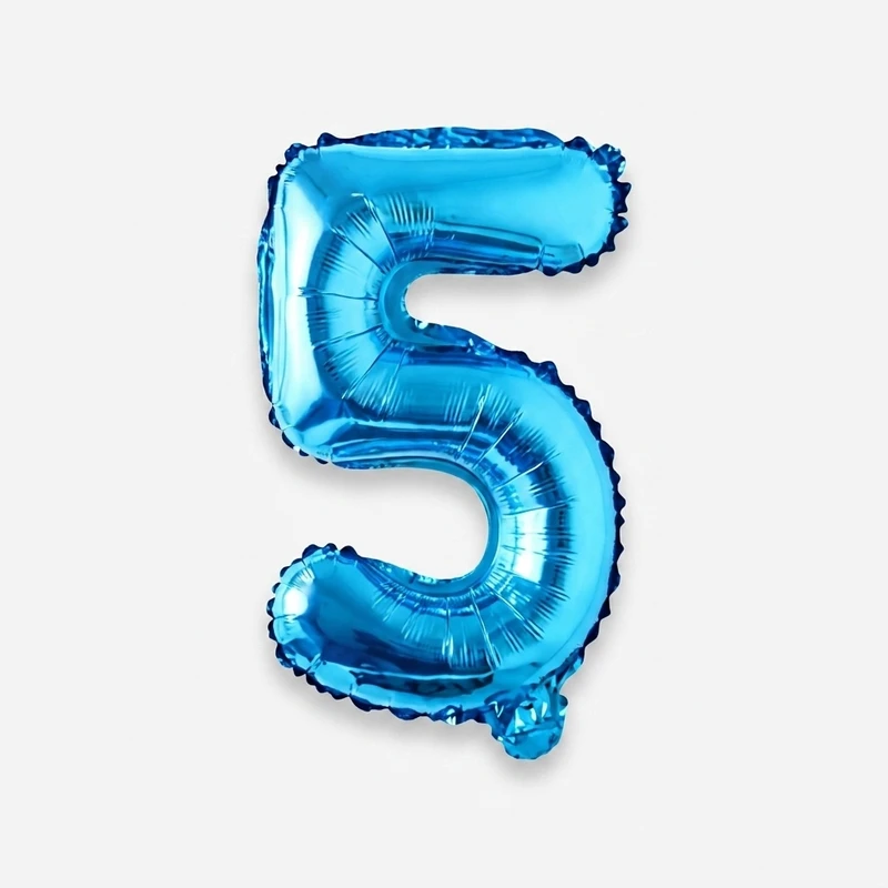 بادکنک فویلی فویل بالن مدل عدد 5