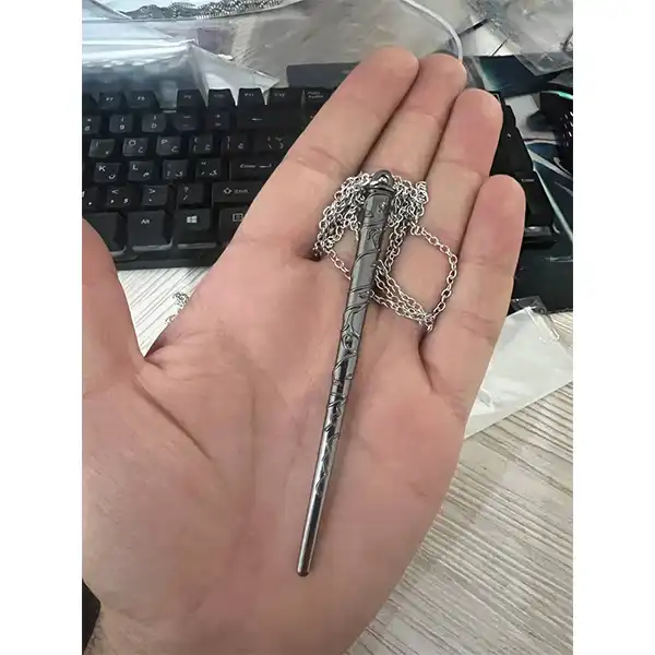 گردنبند مدل چوب دستی هری پاتر دست ساز کد 4521652