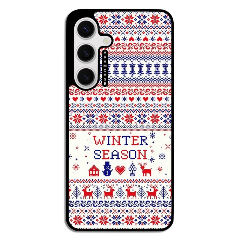 کاور آکام مدل AMC-WSGS24-WINTER-1 مناسب برای گوشی موبایل سامسونگ Galaxy S24