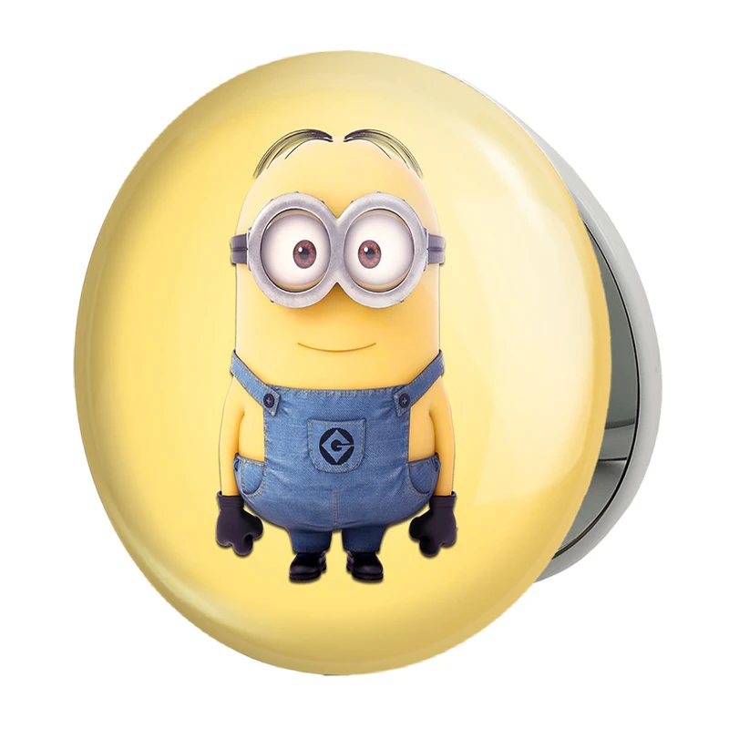 آینه جیبی خندالو طرح مینیون ها Minions مدل تاشو کد 13723 