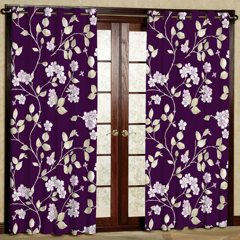  پرده مدل مخمل پانچی کد 1102 سایز 140x280 سانتی متر