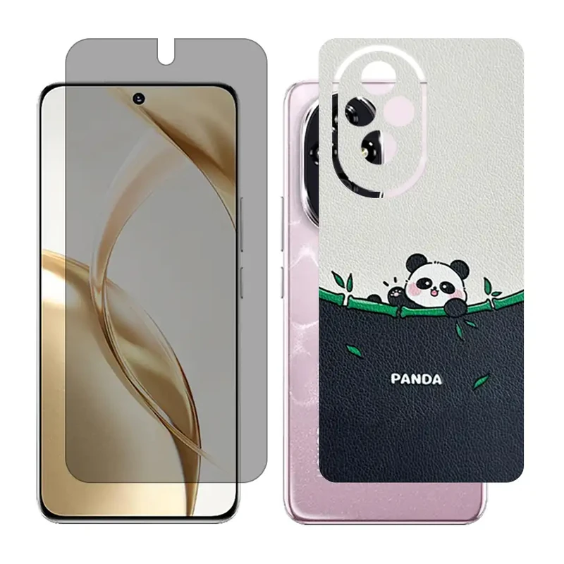 محافظ صفحه نمایش حریم شخصی گلس مدل Together مناسب برای گوشی موبایل آنر 200  به همراه برچسب پوششی پشت گوشی