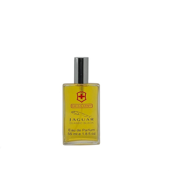 عطر جیبی مردانه سوئیس آرمی مدل جگوار کلاسیک بلک حجم 55 میلی لیتر