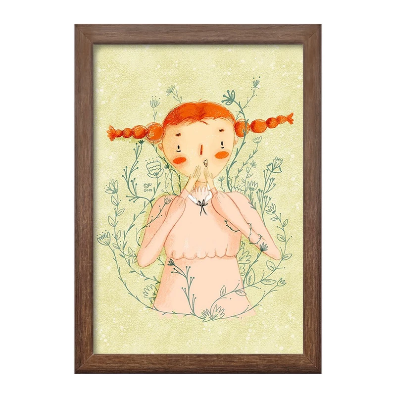 تابلو خندالو طرح جودی آبوت Judy Abbott کد 31140