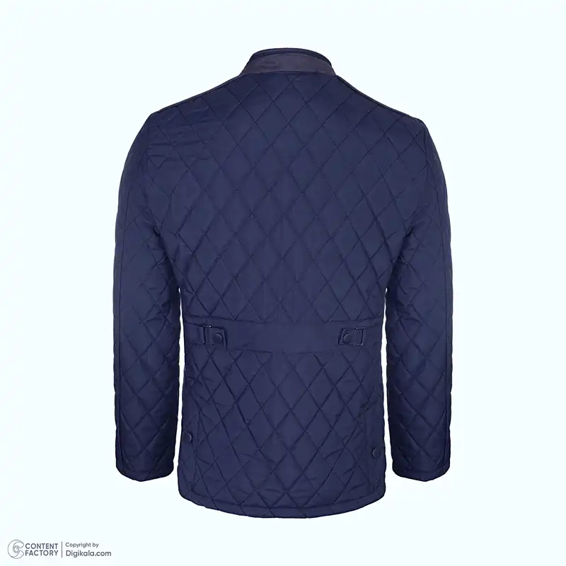 کاپشن مردانه دیورسو مدل لوزی دوزی کد 123 رنگ سرمه ای