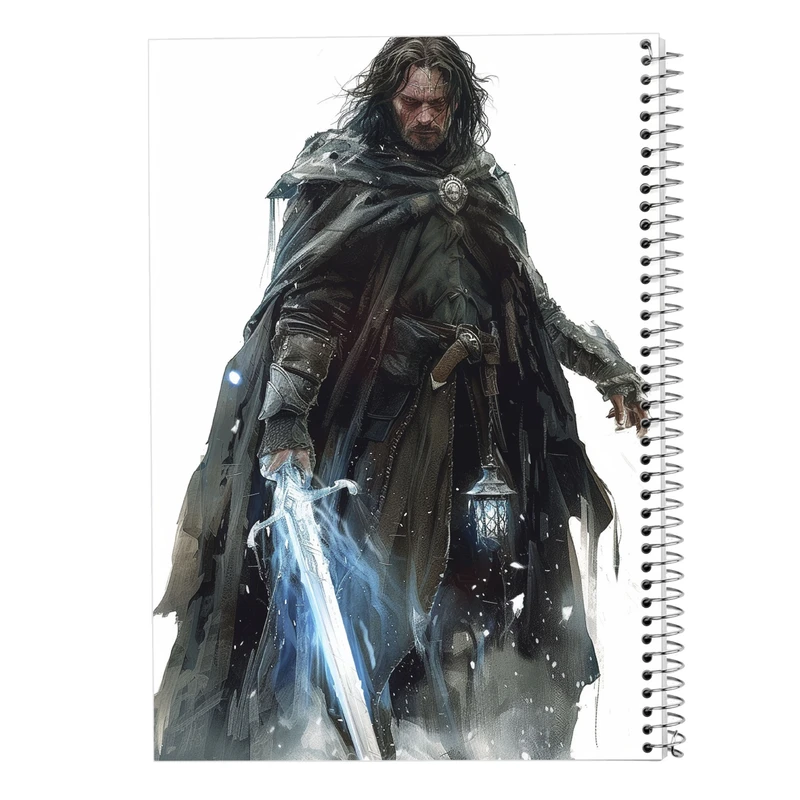 دفتر ژورنال نویسی 50 برگ مدوپد مدل نقطه ای طرح بازی تاج و تخت GOT کد DF14332