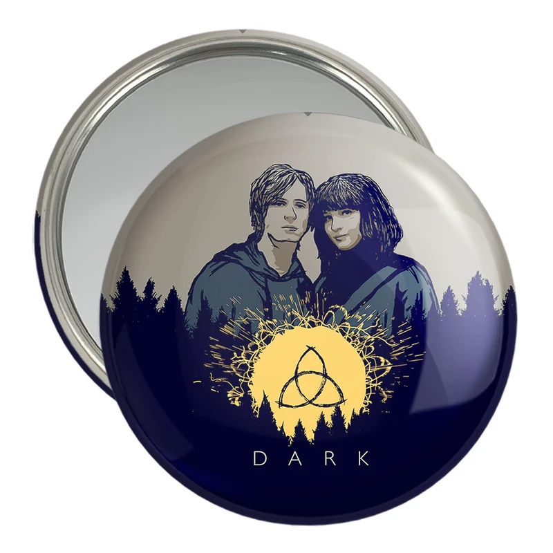 آینه جیبی خندالو مدل سریال دارک Dark  کد 10175