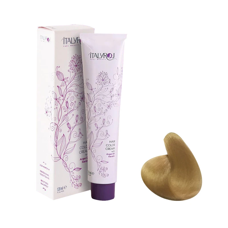 رنگ مو ایتالی رژ سری Natural شماره 10.0 حجم 120میلی لیتر رنگ بلوند پلاتینه