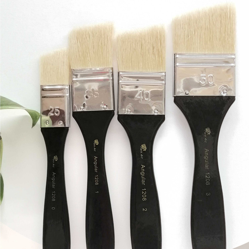 قلم مو تخت پارس آرت مدل سرکج کالیگرافی کد 1208- 1