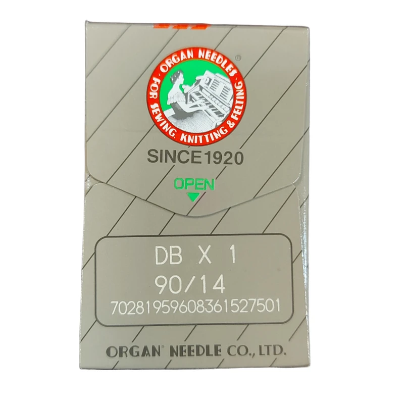 سوزن چرخ خیاطی ارگان مدل راسته DB14 بسته 10 عددی